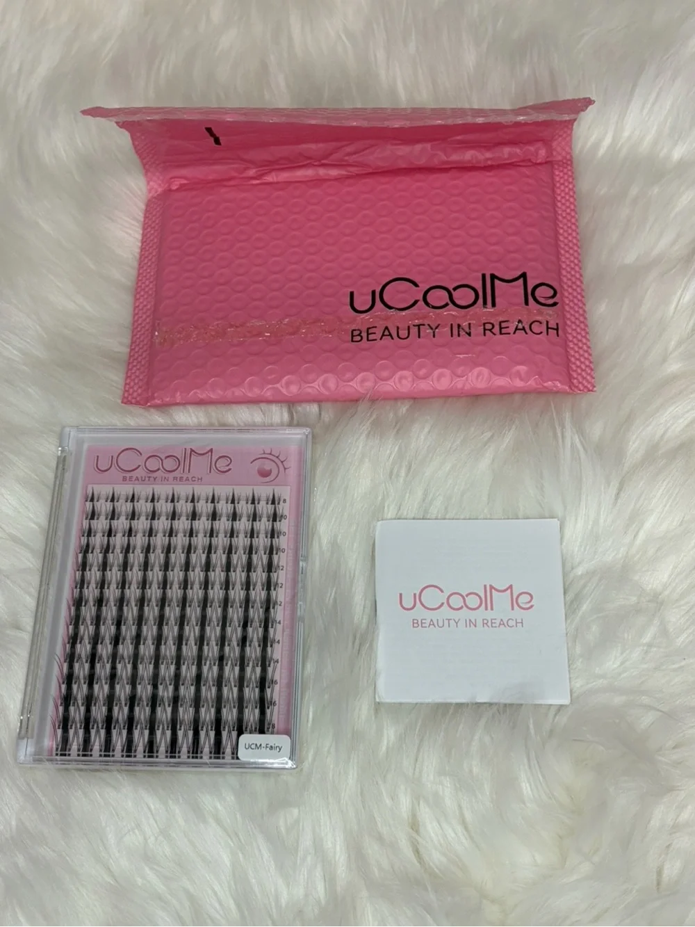 uCoolMe Pink Lash Kit - Faux Individual Lashes